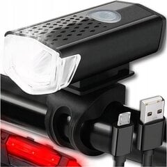 Velosipēda apgaismojums LED, 1800lm USB cena un informācija | Velo lukturi un atstarotāji | 220.lv