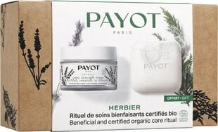 Komplekts Payot Herbier sievietēm: cietais ziepes, 85 g + ķermeņa krēms, 50 ml cena un informācija | Sejas ādas kopšana | 220.lv