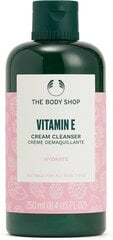 Krēmveida sejas mazgāšanas līdzeklis The Body Shop Vitamin E, 250 ml cena un informācija | Sejas ādas kopšana | 220.lv