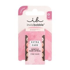 Spirālveida matu gumijas Invisibobble Extra Care Delicate Duties, 6 gab. cena un informācija | Matu aksesuāri | 220.lv