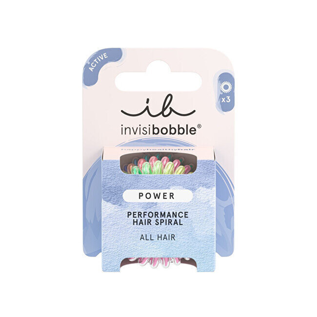 Spirālveida matu gumijas Invisibobble Power Magic Rainbow, 3 gab. цена и информация | Matu aksesuāri | 220.lv