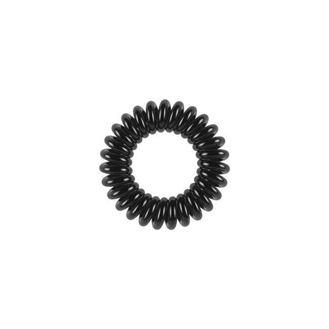 Spirālveida matu gumijas Invisibobble Power True Black, 3 gab. cena un informācija | Matu aksesuāri | 220.lv