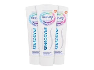 Зубная паста Sensodyne Complete Protection, 3x75 мл цена и информация | Зубные щетки, пасты | 220.lv