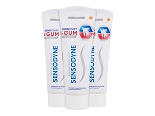 Zobu pasta Sensodyne Sensitivyti, 3x75 ml cena un informācija | Zobu pastas, birstes | 220.lv