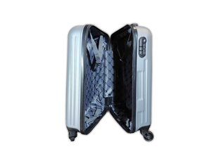 Маленький чемодан Pierre Cardin Berlin, S, серый цена и информация | Чемоданы, дорожные сумки | 220.lv