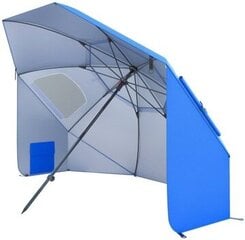 Pludmales lietussargs - telts Campela 3in1, zila cena un informācija | Saulessargi, markīzes un statīvi | 220.lv