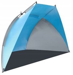 Складная пляжная палатка Carruzo, синяя цена и информация | Палатки | 220.lv