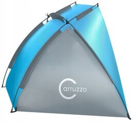 Складная пляжная палатка Carruzo, синяя цена и информация | Палатки | 220.lv
