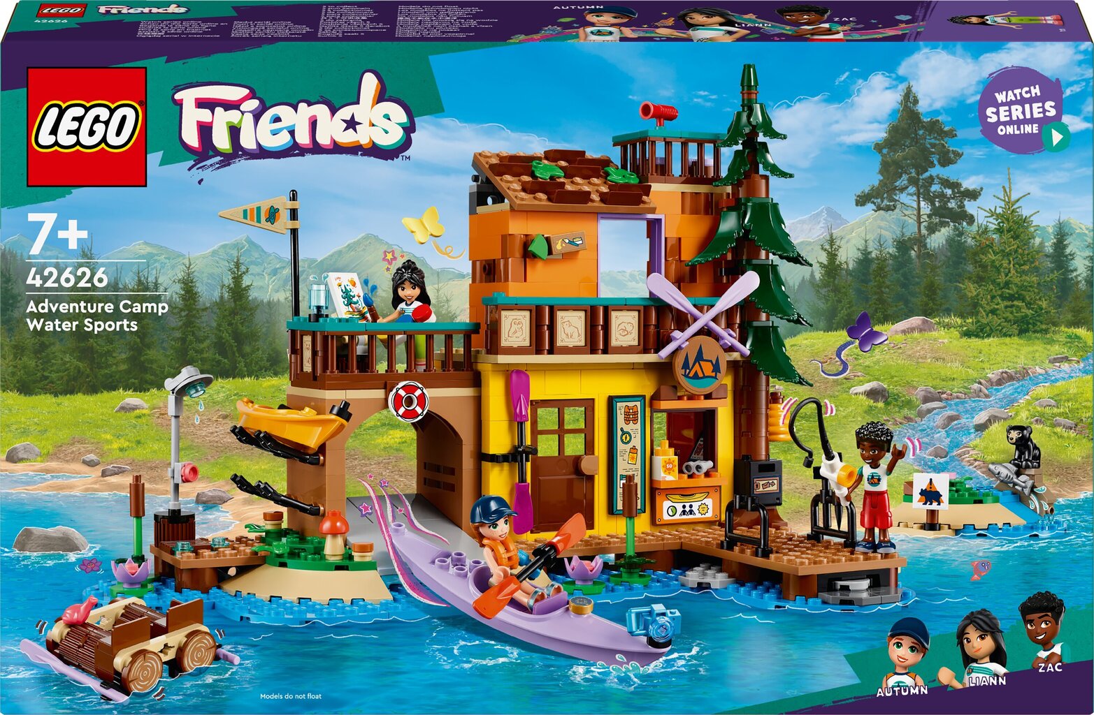 42626 LEGO® Friends Piedzīvojumu nometne: ūdens sporta veidi цена и информация | Konstruktori | 220.lv