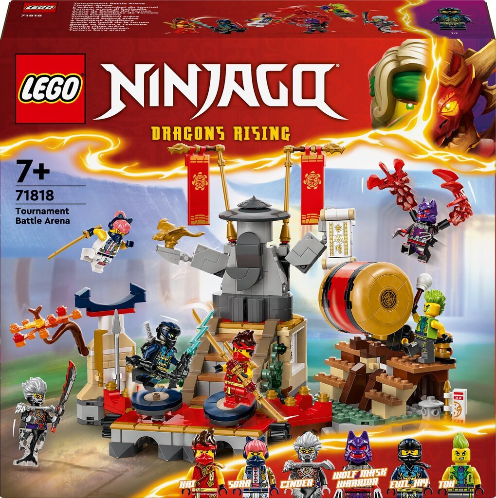 71818 LEGO® Ninjago Turnīra kaujas arēna цена | 220.lv