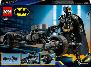 76273 LEGO® Super Heroes Betmena būvējama figūriņa un motocikls цена и информация | Конструкторы и кубики | 220.lv