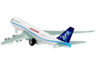 Пассажирский самолет 1:200 со звуковыми и световыми эффектами, белый цена и информация | Игрушки для мальчиков | 220.lv