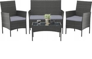 4-х частей комплект мебели для сада Garden Line 3477, серый цена и информация | Комплекты уличной мебели | 220.lv