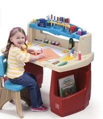 Детская парта со стулом Art Corner Delux, Step2 цена и информация | Детские игровые домики | 220.lv
