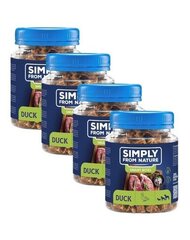 Simply From Nature Smart Bites с уткой, 4x130 гр цена и информация | Лакомства для собак | 220.lv