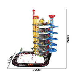 Большая 6-этажная парковка с машинами цена и информация | Игрушки для мальчиков | 220.lv