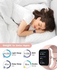 Toobur IDW16 viedpulkstenis, rozā krāsā cena un informācija | Viedpulksteņi (smartwatch) | 220.lv