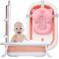 Складная детская ванночка Nicekids, 79x49x20 см, розовый цена и информация | Maudynių prekės | 220.lv