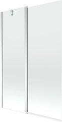 Стенка для ванной Mexen Flip I, Chrome/прозрачное стекло, 80,100,120,140x150 cm-120 cm цена и информация | Принадлежности для ванн и душевых кабин | 220.lv