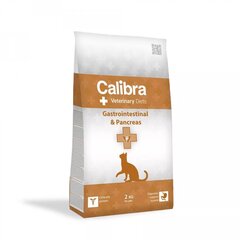 Calibra Veterinary Diets Gastrointestinal & Pancreas pieaugušiem kaķiem ar lasi, 2 kg цена и информация | Сухой корм для кошек | 220.lv