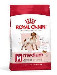 Royal Canin Adult Medium BF vidējas šķirnes pieaugušiem suņiem ar mājputnu gaļu, 15 kg cena un informācija | Sausā barība suņiem | 220.lv
