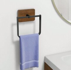 Держатель для полотенца, Electronics LV-26, черный, 1 шт. цена и информация | Аксессуары для ванной комнаты | 220.lv