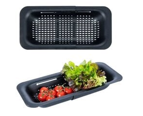 Сито для мытья овощей, Electronics LV-1026, черный, 1 шт цена и информация | Кухонные принадлежности | 220.lv