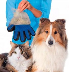 Перчатка-расческа для животных,Electronics LV-1033, черный,1 шт. цена и информация | Косметические средства для животных | 220.lv