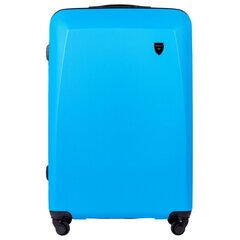 Большой чемодан 0125, голубой цена и информация | Чемоданы, дорожные сумки | 220.lv
