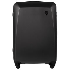 Большой чемодан 0125, тёмно-серый цена и информация | Чемоданы, дорожные сумки | 220.lv