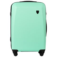 Средний чемодан 0125, Mint Green цена и информация | Чемоданы, дорожные сумки | 220.lv