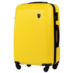 Vidējs koferis Wings 0125, dzeltens cena un informācija | Koferi, ceļojumu somas | 220.lv
