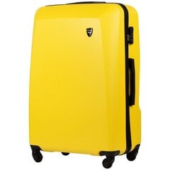 Liels koferis Wings 0125, dzeltens cena un informācija | Koferi, ceļojumu somas | 220.lv