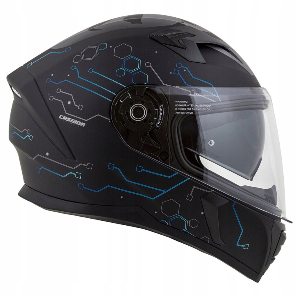 Cassida Helmets 3.0 ķivere, melna-zelta, matēta cena un informācija | Moto ķiveres | 220.lv