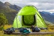 Kempinga telts Campela Tropical4, pelēka 4 personām cena un informācija | Teltis | 220.lv