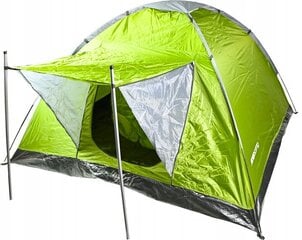 Кемпинговая палатка Campela Tropical4, 4 человека, зелёная цена и информация | Палатки | 220.lv