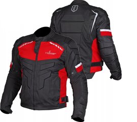 Husar moto jaka, melns-sarkans cena un informācija | Moto jakas | 220.lv