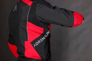 Мотоциклетная куртка Adrenaline черно-красная, Текстиль цена и информация | Мотоциклетные куртки | 220.lv