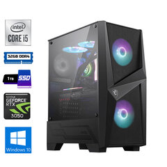 Moonpoint Gaming i5-11400 32GB 1TB SSD+1TB HDD RTX3050 WIN10Pro cena un informācija | Stacionārie datori | 220.lv