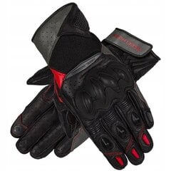 Женские мотоциклетные перчатки Rebelhorn Flux II Lady, чёрные цена и информация | Мото перчатки, защита | 220.lv