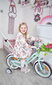 Velosipēds bērniem Heart Bike, 16", zils cena un informācija | Velosipēdi | 220.lv