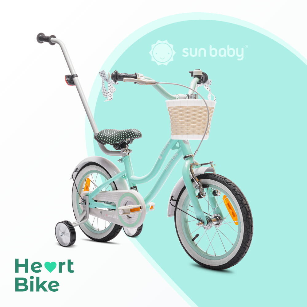 Velosipēds bērniem Heart Bike, 16", zils cena un informācija | Velosipēdi | 220.lv