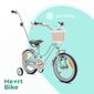 Velosipēds bērniem Heart Bike, 16", zils cena un informācija | Velosipēdi | 220.lv