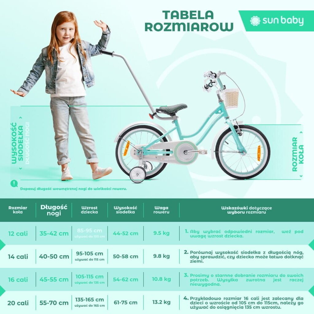 Velosipēds bērniem Heart Bike, 16", zils cena un informācija | Velosipēdi | 220.lv