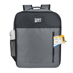 Рюкзак CabinFly Pacemaker Wizzair 40x30x20см, 24 л, серый цена и информация | Туристические, походные рюкзаки | 220.lv