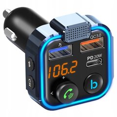 Automašīnas raidītājs Bluetooth 5.1 cena un informācija | FM Modulatori | 220.lv