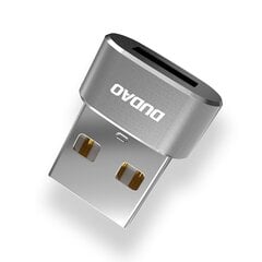 Адаптер HUB, 11in1, Dudao, USB-C HDMI 3.5 мм., мини-слот USB кардридер, SD micro SD VGA RJ45, серый цена и информация | Адаптеры и USB разветвители | 220.lv