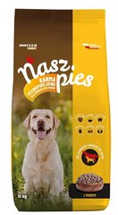 Biofeed Nasz Pies для взрослых собак средних и крупных пород, 15 кг цена и информация | Сухой корм для собак | 220.lv