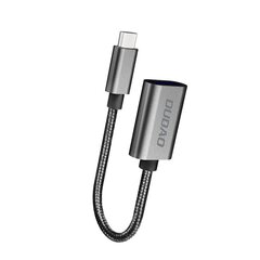 Кабель-переходник OTG, Dudao, USB на USB-C, серый цена и информация | Адаптеры и USB разветвители | 220.lv