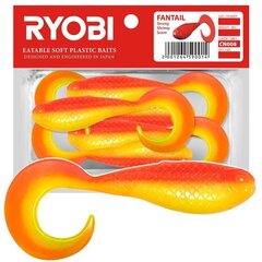 Мягкая приманка Twister Scented Ryobi Fantail 62мм CN008 5шт цена и информация | Воблеры, приманки, блесны | 220.lv
